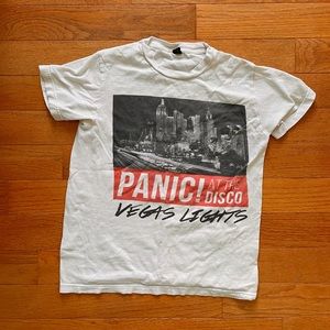 panic at the disco band t shirt hot topic